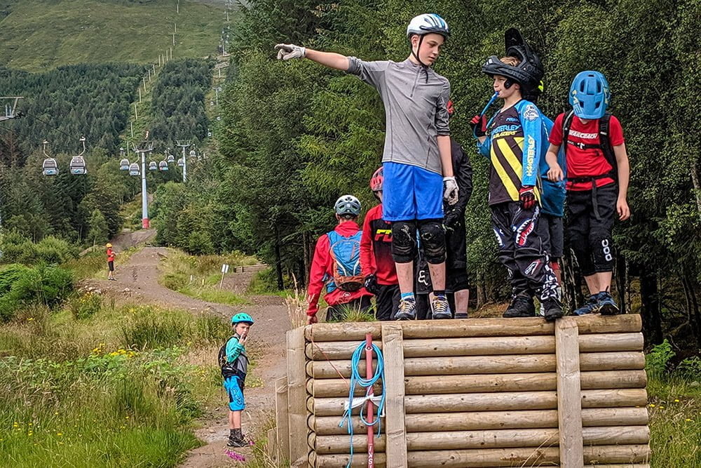 Exploring the World Cup DH track at Nevis Range