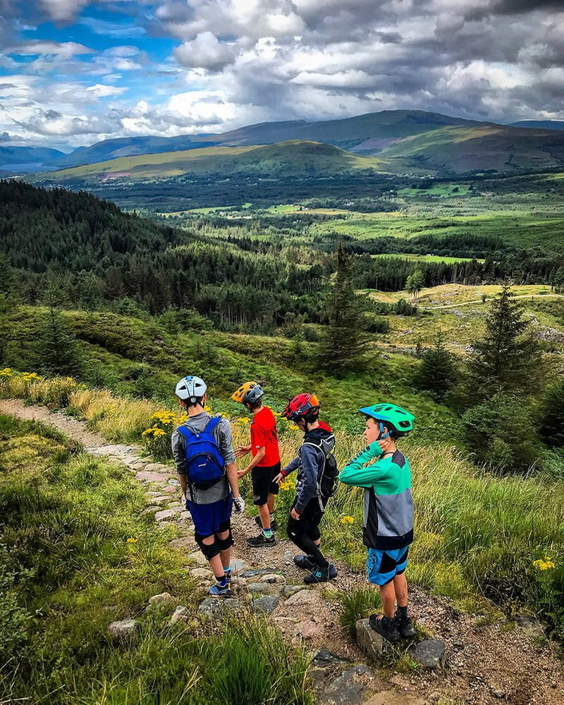 Checking out the XC World Cup trail